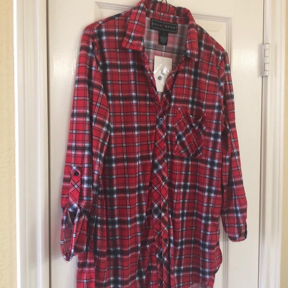 Beautiful flannel look shirt - never worn